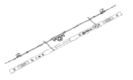 femeture 2pt-inox (H.V Mini: 600mm)