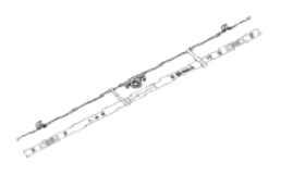 femeture 2pt-inox (H.V Mini: 1000mm)